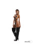 Keira Lise crotchless Teddy Black