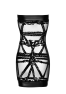 F359 Bondesque Mini robe épaule dénudée