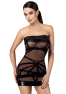 F359 Bondesque Mini robe épaule dénudée