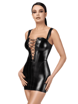 F363 Vixen lace-up Mini Dress