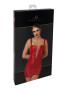 F364 Bombshell lace-up Mini Dress red