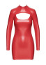 F367 Bombshell Robe Moulante ouverte Red