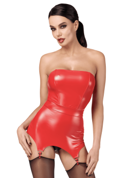 F368 Bombshell Fierce Corset-belt Red