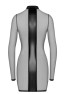 F369 Crossfire Mesh and Wetlook Mini dress