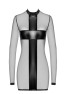 F369 Crossfire Mesh and Wetlook Mini dress