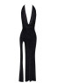 F373 Onyx Robe longue liquide
