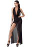 F373 Onyx Robe longue liquide