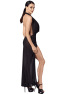 F373 Onyx Robe longue liquide