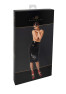 F378 Dominae Column PVC pencil skirt