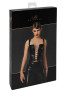 F379 Dominae Corset Top en PVC lacé sur l'avant