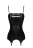 F381 Dominae Venom Corset porte jarretelles en PVC