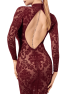 F384 Kink Royal Robe mi-longue