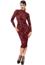 F384 Kink Royal Robe mi-longue