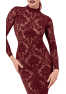 F384 Kink Royal Robe mi-longue