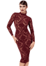 F384 Kink Royal Robe mi-longue