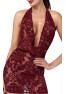 F385 Kink Royal Cascade Mini Dress