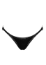 P014 Dominae PVC panty with silver clasp