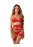 Matildea crotchless Set Red