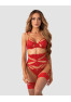 Matildea crotchless Set Red