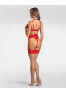 Matildea crotchless Set Red