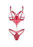 Matildea crotchless Teddy Red