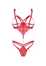 Matildea crotchless Teddy Red