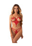 Matildea crotchless Teddy Red