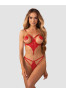 Matildea crotchless Teddy Red