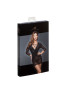 F113B Robe courte en dentelle noire
