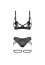 Euridia 2 pieces lingerie set - Black