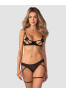 Euridia 2 pieces lingerie set - Black