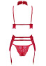 Velvet sin ensemble lingerie - Cherry