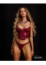 Redya Corset et string rouge