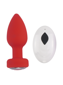 Plug Anal Vibrant Télécommandé SHAKY Rouge