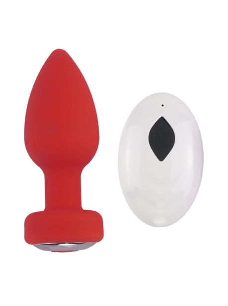 Plug Anal Vibrant Télécommandé SHAKY Rouge
