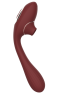 Stimulateur Clitoridien Vibromasseur Point G 2-en-1 DINA Bordeaux 