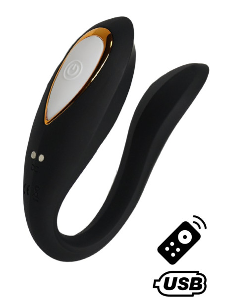 OSMOSE, stimulateur pour couple USB, à double tête, avec télécommande, en silicone médical
