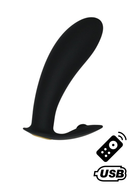 ERNEST, Mini vibromasseur avec stimulateur clitoridien USB, avec télécommande 