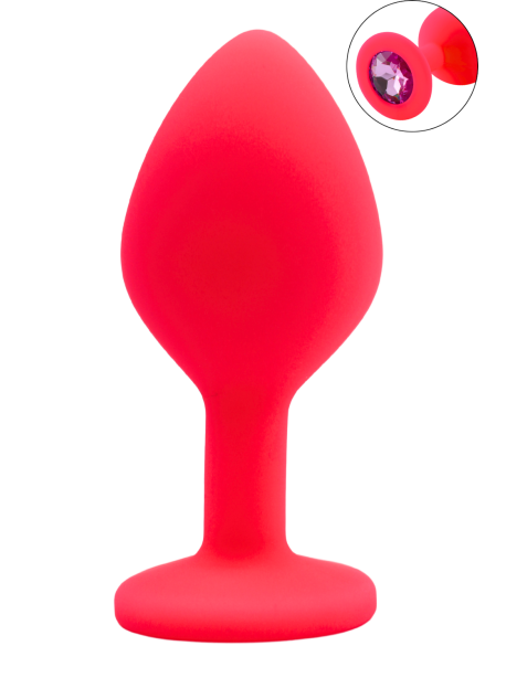 Plug bijou rose Medium PINKY 