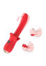 Vibromasseur Rouge Ultra-Souple KISS