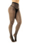 Collant résille sexy noire 