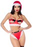 Déguisement sexy Mère Noël 3 pièces 