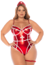 Costume sexy infirmière grande taille 3 pièces 