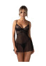 Perisia babydoll et string - Noirs