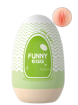 Gaine Masturbatrice Réutilisable FUNNY EGG – Design Réaliste Vagin lèvres fines