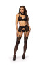 Velvet sin ensemble lingerie - Noir