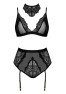 Cristalyn ensemble lingerie - Noir