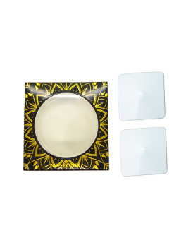 Nipple Métal blanc Cache tétons carré 