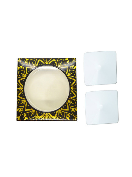 Nipple Métal blanc Cache tétons carré 