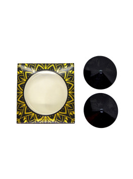 Nipple Métal noir Cache tétons cône 